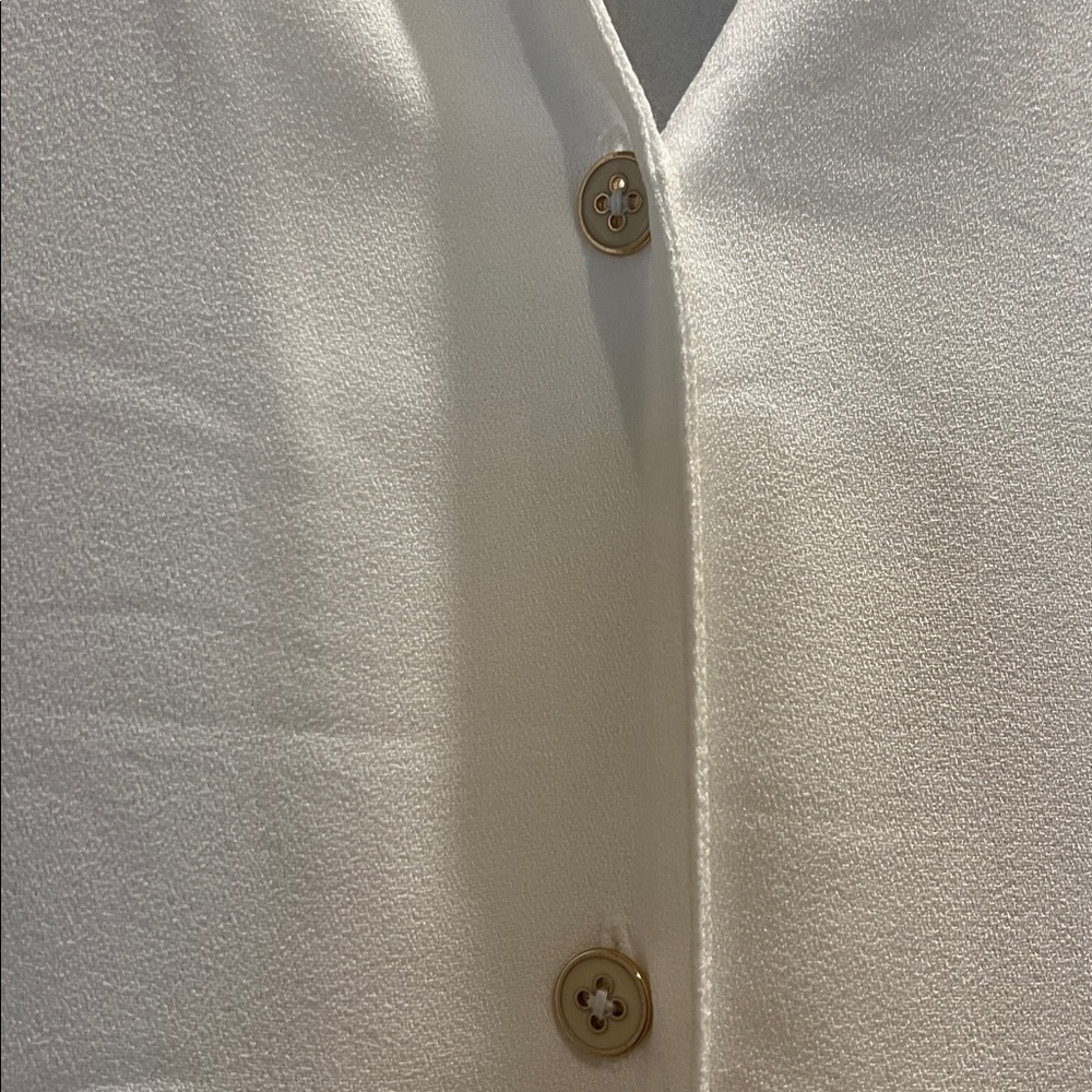 CAbi Ivory Button-Down Blouse - image 2